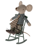 Rocking Chair, Mouse - Dark Green Maileg