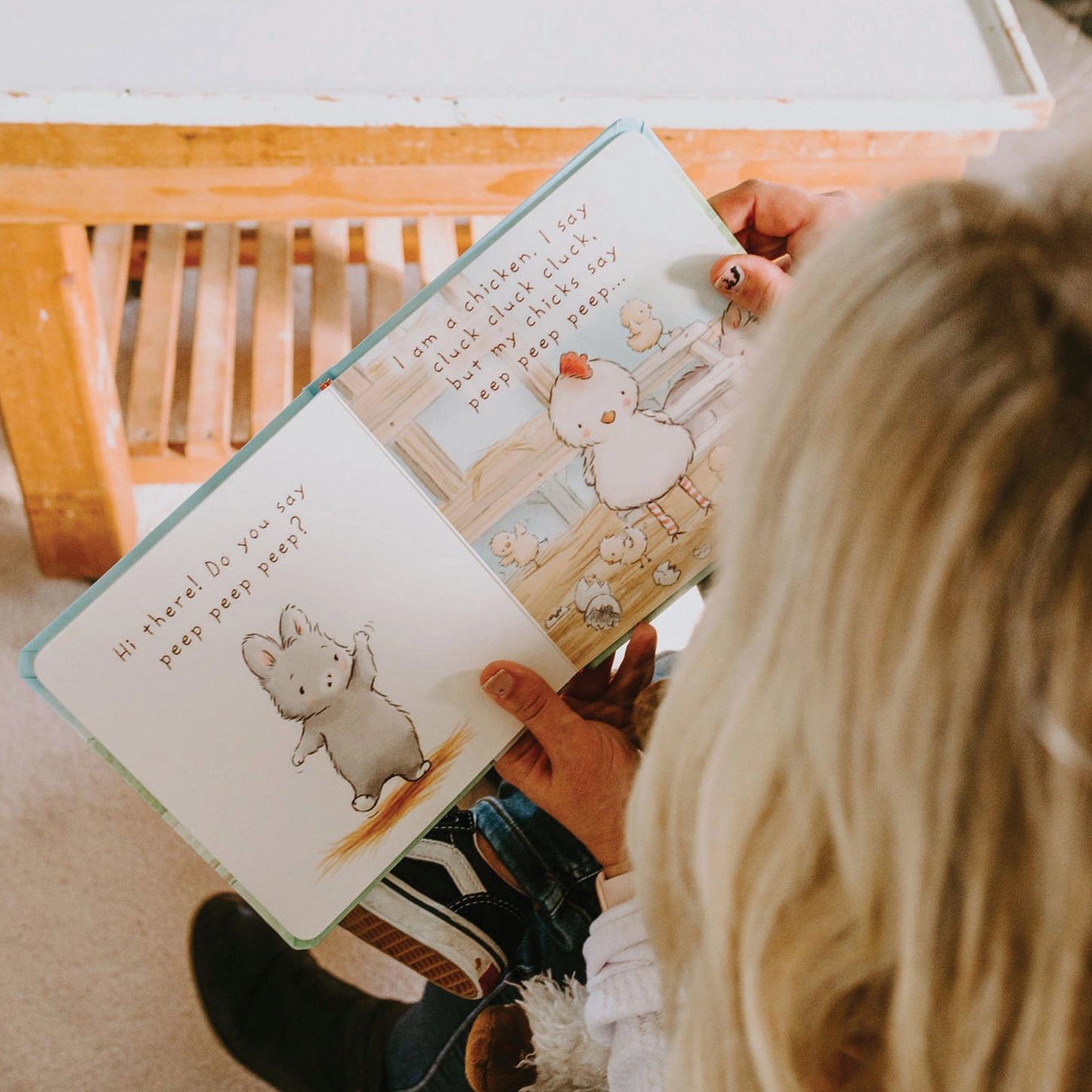 Who Says Peep Peep Board Book