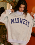 Midwest Oversized Exposed Seam Sweatshirt