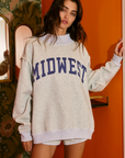 Midwest Oversized Exposed Seam Sweatshirt