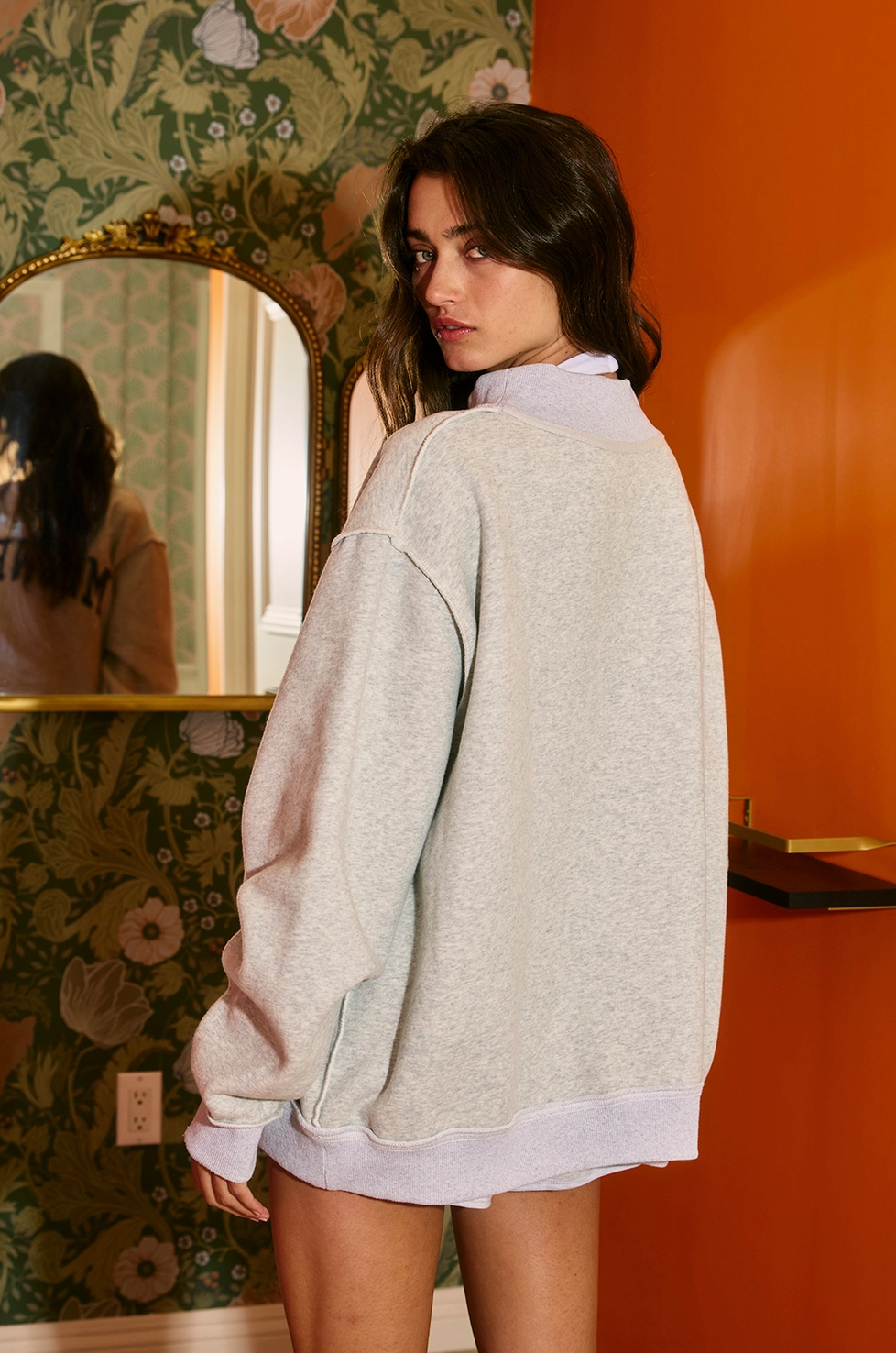 Midwest Oversized Exposed Seam Sweatshirt