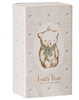 Metal ornament, Teddy bear - Off white/Blue