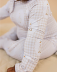 Bamboo Zip Romper | Gingham & Goose