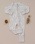 Bamboo Zip Romper | Gingham & Goose