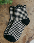 Midnight Gingham Socks