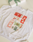 Merry and Bright Match Box Graphic Sweatshirt