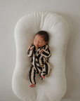 *SALE* Bamboo Zip Romper | Midnight Stripe