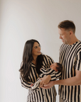 *SALE* Bamboo Zip Romper | Midnight Stripe