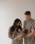 *SALE* Bamboo Zip Romper | Midnight Stripe
