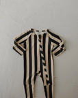 *SALE* Bamboo Zip Romper | Midnight Stripe