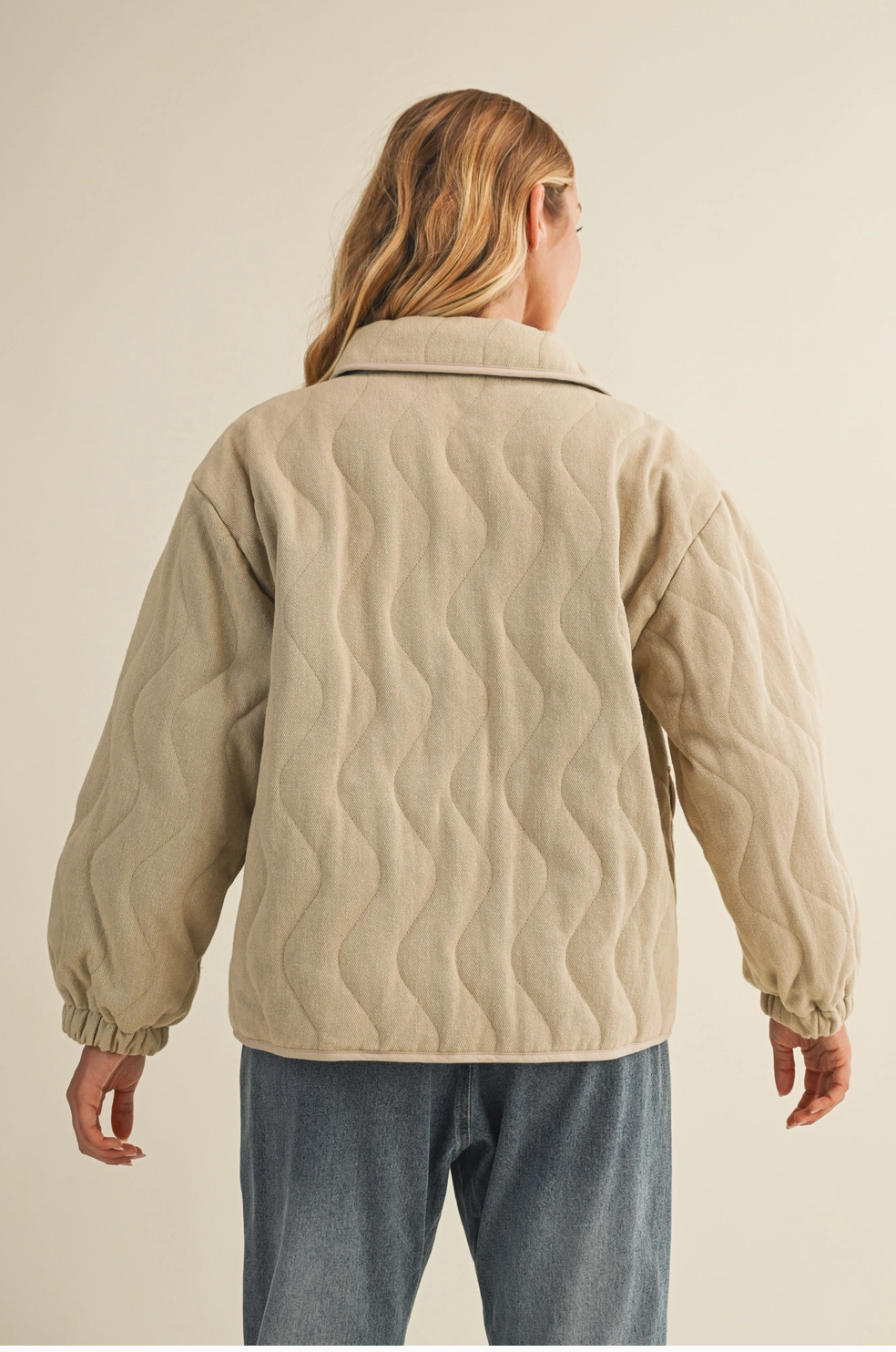 Wave Quilted Jacket