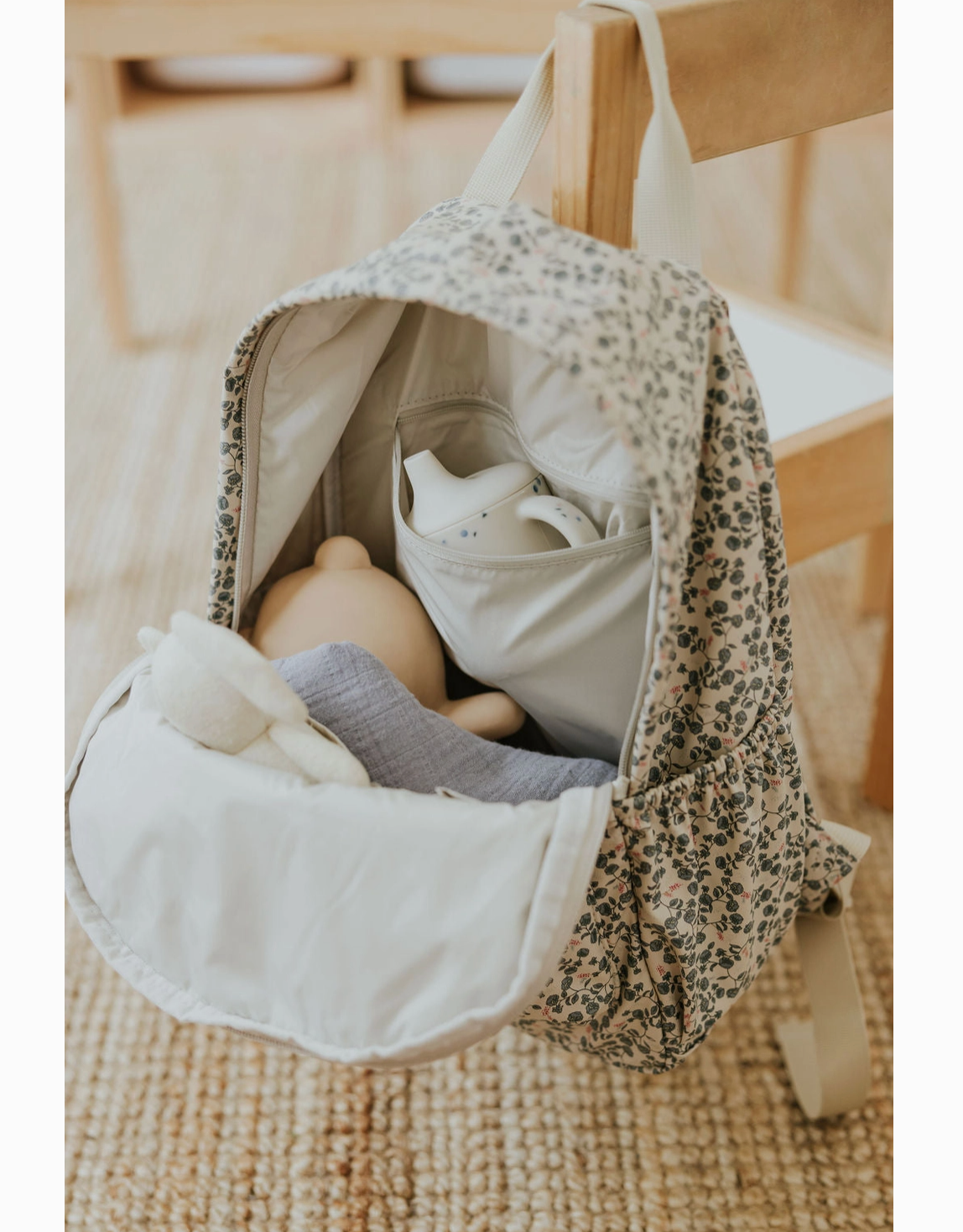 Mini Backpack - Delicate Flowers - Menoum Menoum