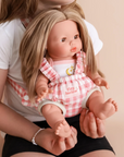 Doll Carrier - Pink Gingham - Tiny Harlow