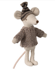 Knitted sweater and hat, Big brother mouse Maileg