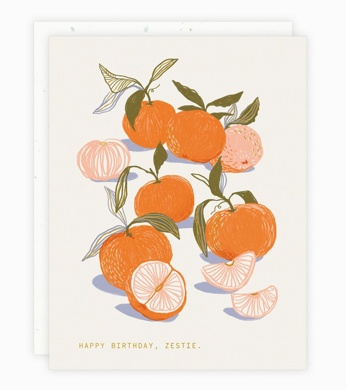 Zestie - Greeting Card