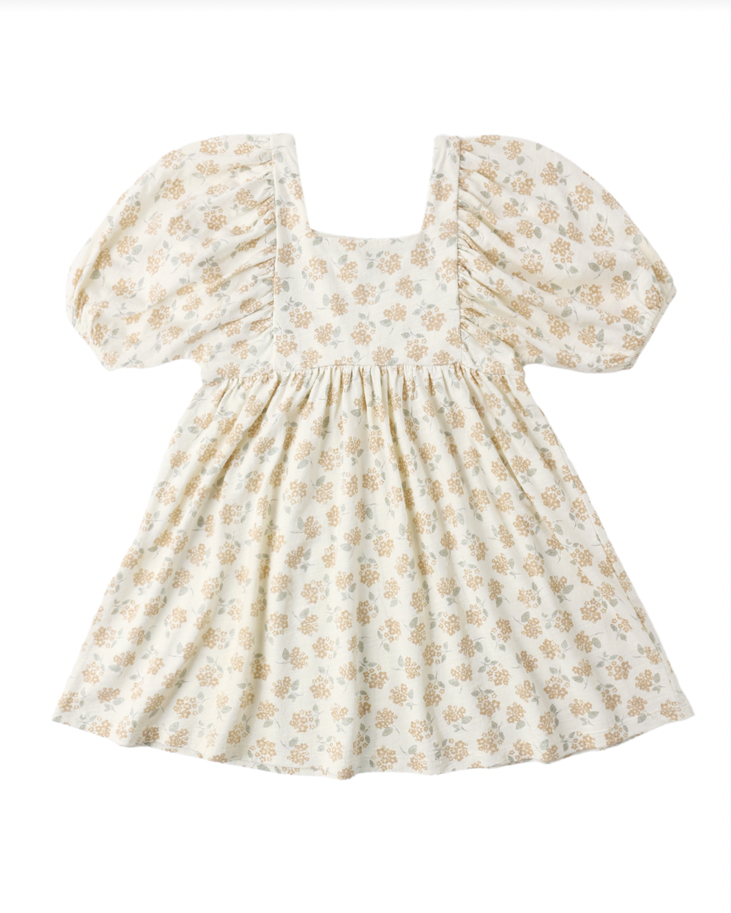 RYLEE + CRU - BREA DRESS YELLOW DITSY