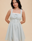 PRE ORDER - Drop Waist Milkmaid Skater Dress