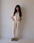 PRE ORDER - Women's Boxy Tee Lounge Set | Sadie Stripe