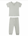 POINTELLE TEE + LEGGING SAGE, Quincy Mae