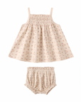 SMOCKED TANK + BLOOMER SET STRAWBERRIES, Quincy Mae