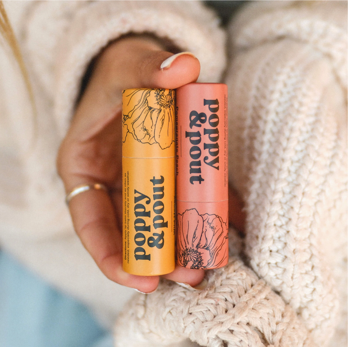 Lip Balm, Pomegranate Peach