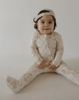 Bamboo Zip Romper | Cottage Quilt