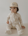Bamboo Zip Romper | Cottage Quilt