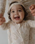 Bamboo Zip Romper | Cottage Quilt