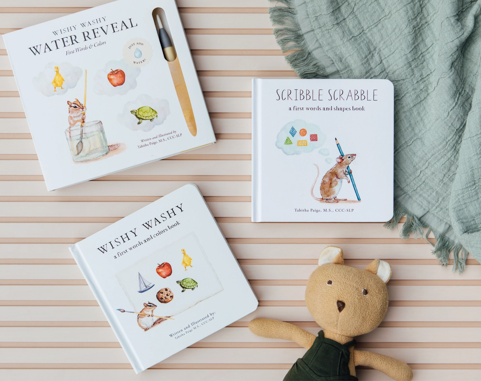 Scribble Scrabble: A Board Book of First Words