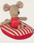 Rubber boat, Small mouse - Red stripe, Maileg