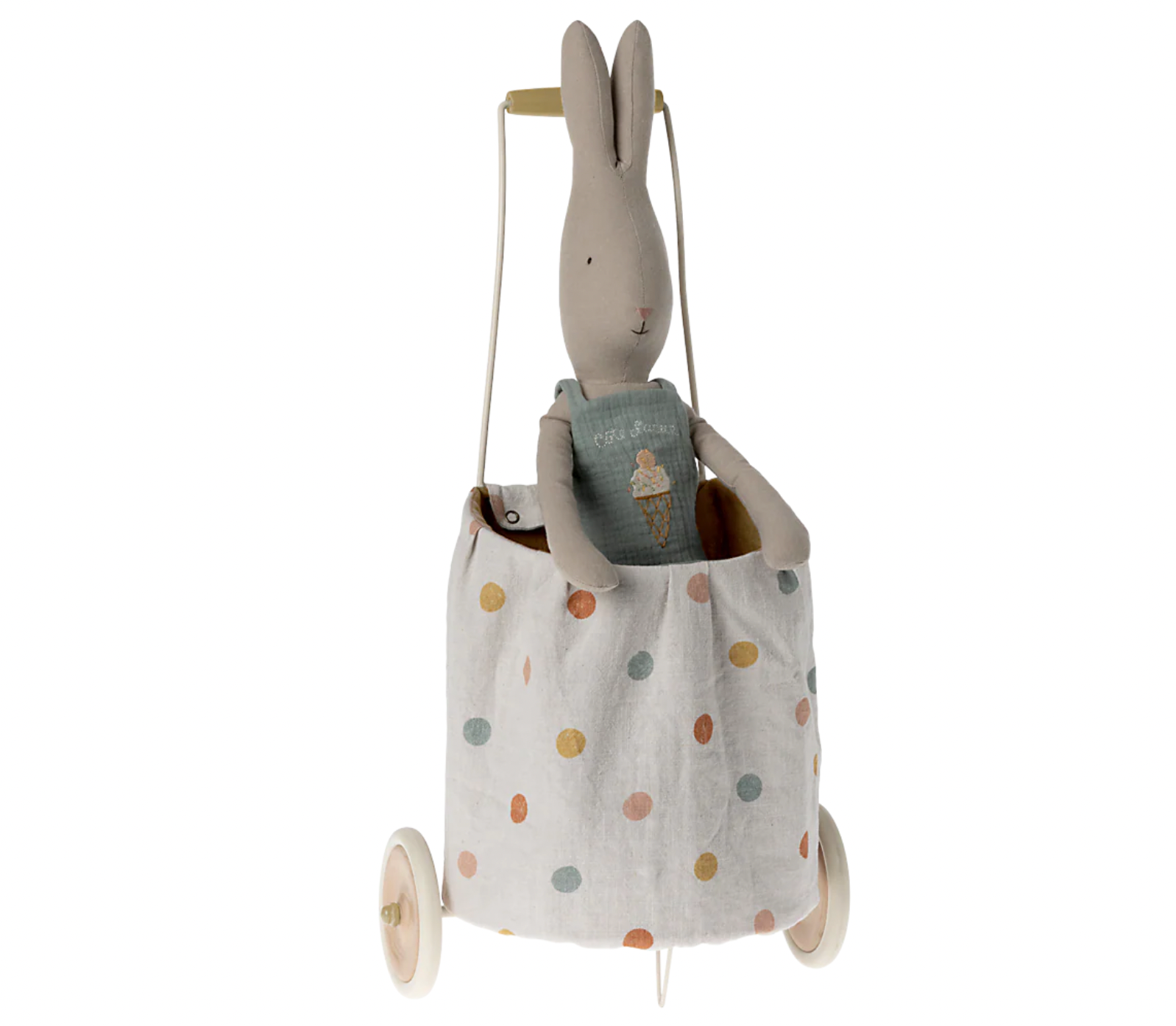 Trolley, Multi dots - Yellow, Maileg