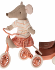 Big Sister, Tricycle Mouse, - Coral Maileg
