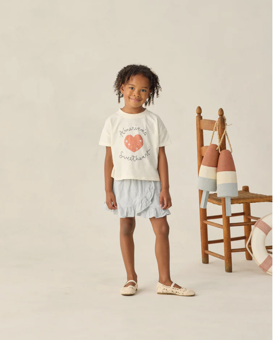 BOXY TEE AMERICAS SWEETHEART, Rylee + Cru