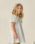 Sabrina Mini Dress Light Blue Plaid, Rylee + Cru