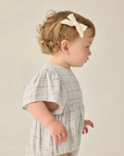 KALEA ROMPER LIGHT BLUE PLAID, Rylee + Cru