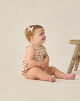 Chiara Romper Cherry Check, Rylee + Cru
