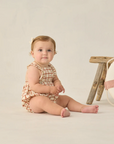 Chiara Romper Cherry Check, Rylee + Cru