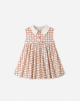 Collared Babydoll Dress Cherry Check, Rylee + Cru