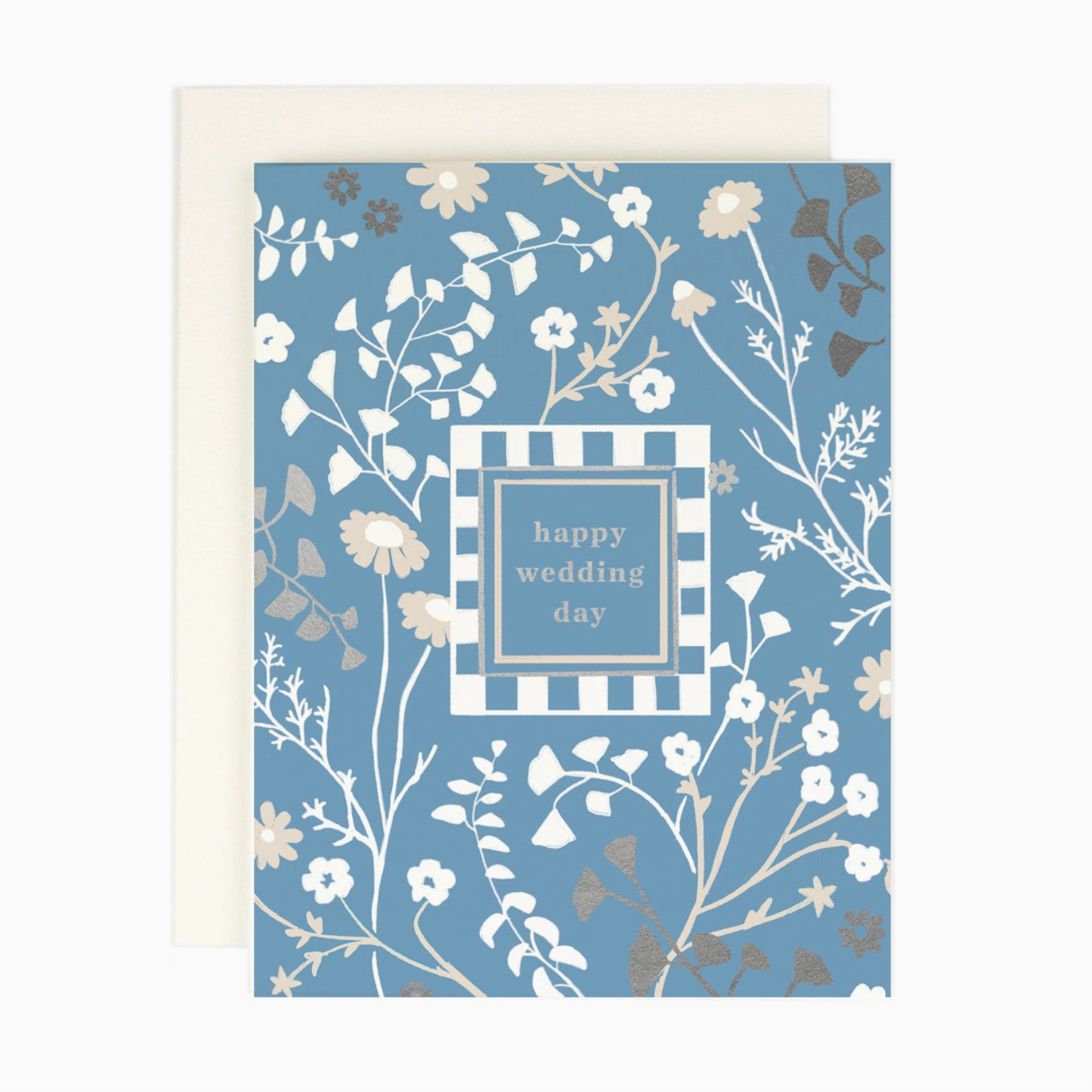 Happy Wedding Day - Blank Greeting Card