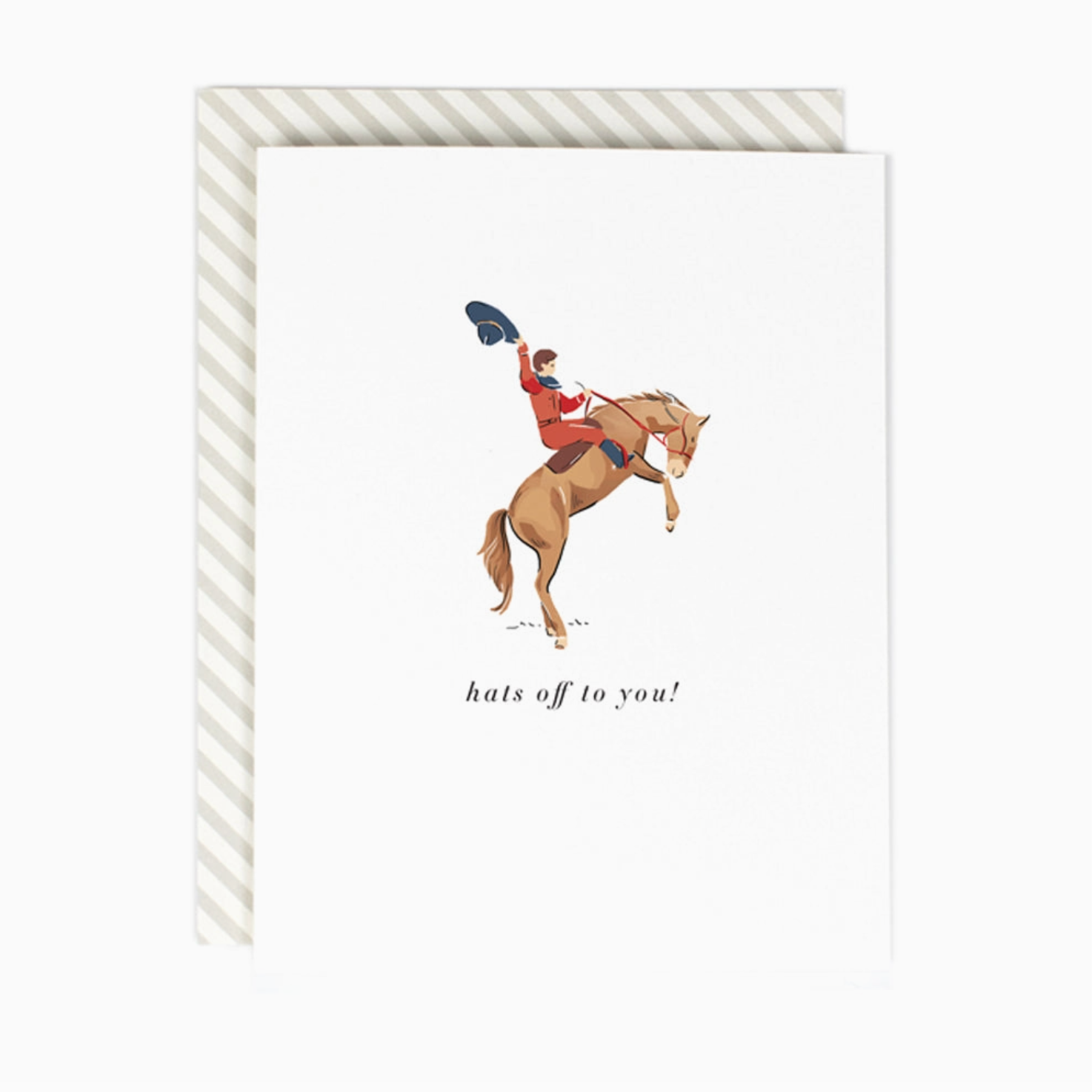 Hats Off To You Greeting Card - Blank