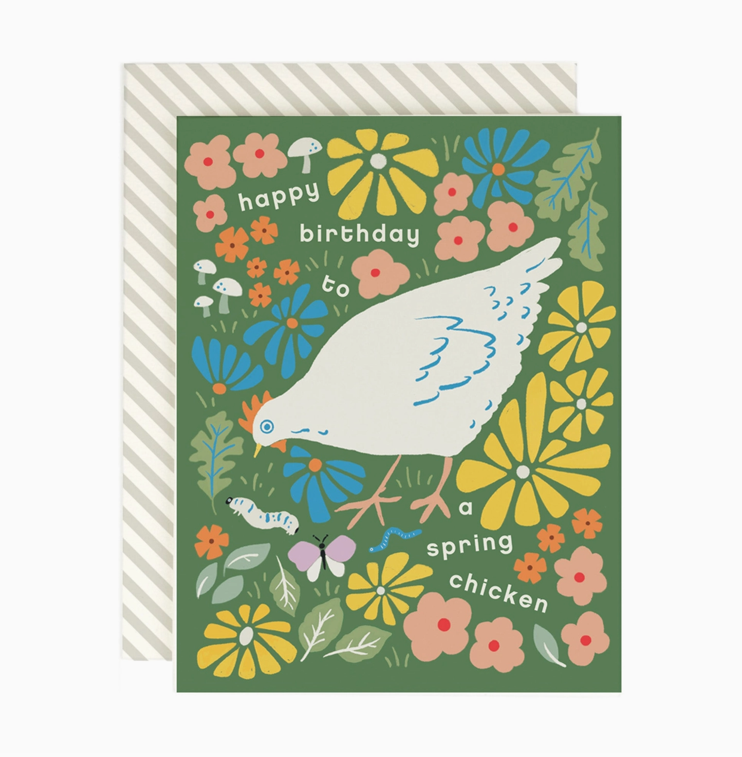 Spring Chicken 2.0 - Blank Greeting Card