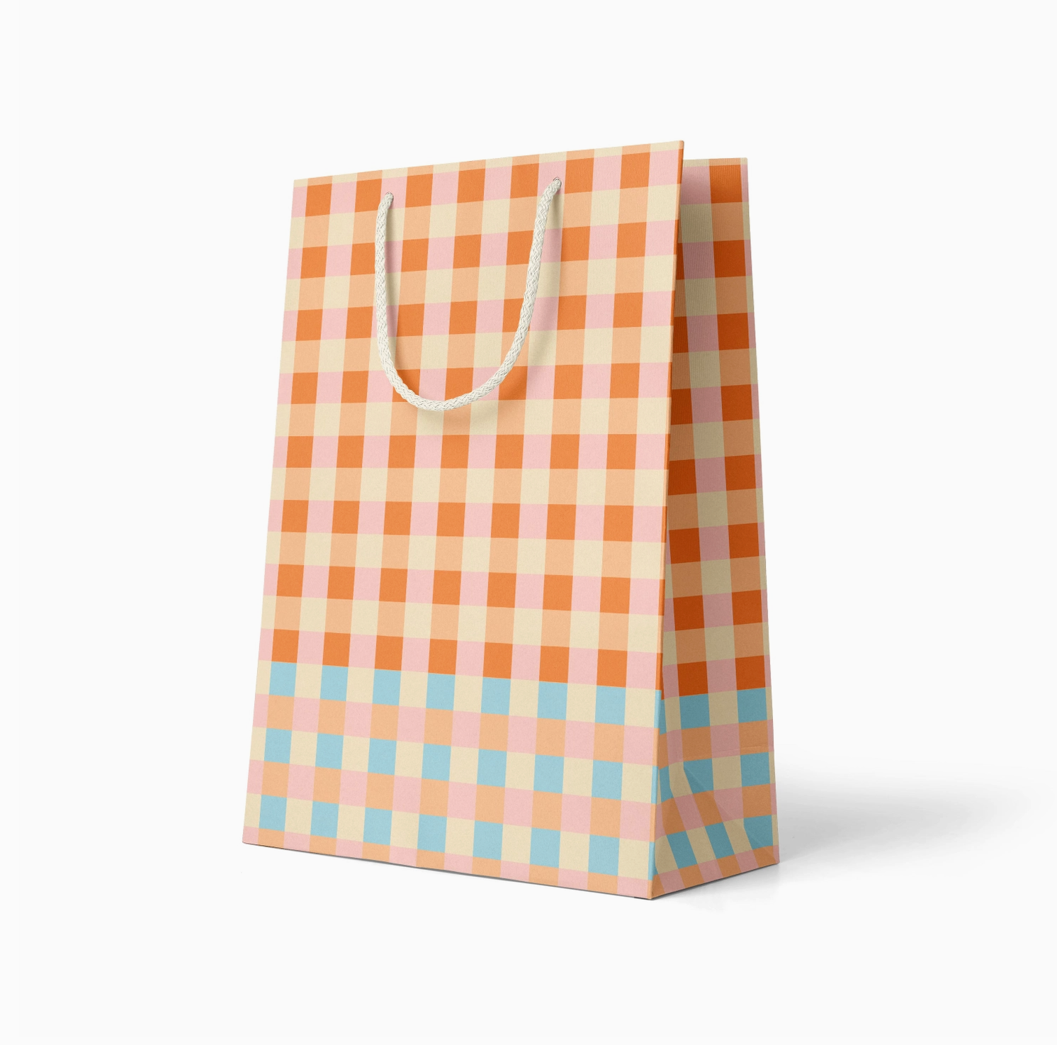 Camp Check Gift Bag