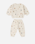 Waffle Sweater Set || Confetti Hearts, Quincy Mae