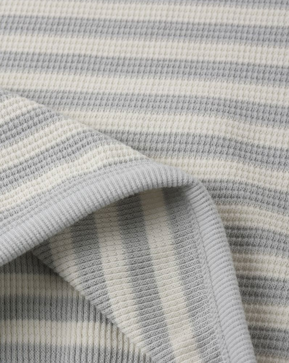 Waffle Sweater Set || Sky Stripe