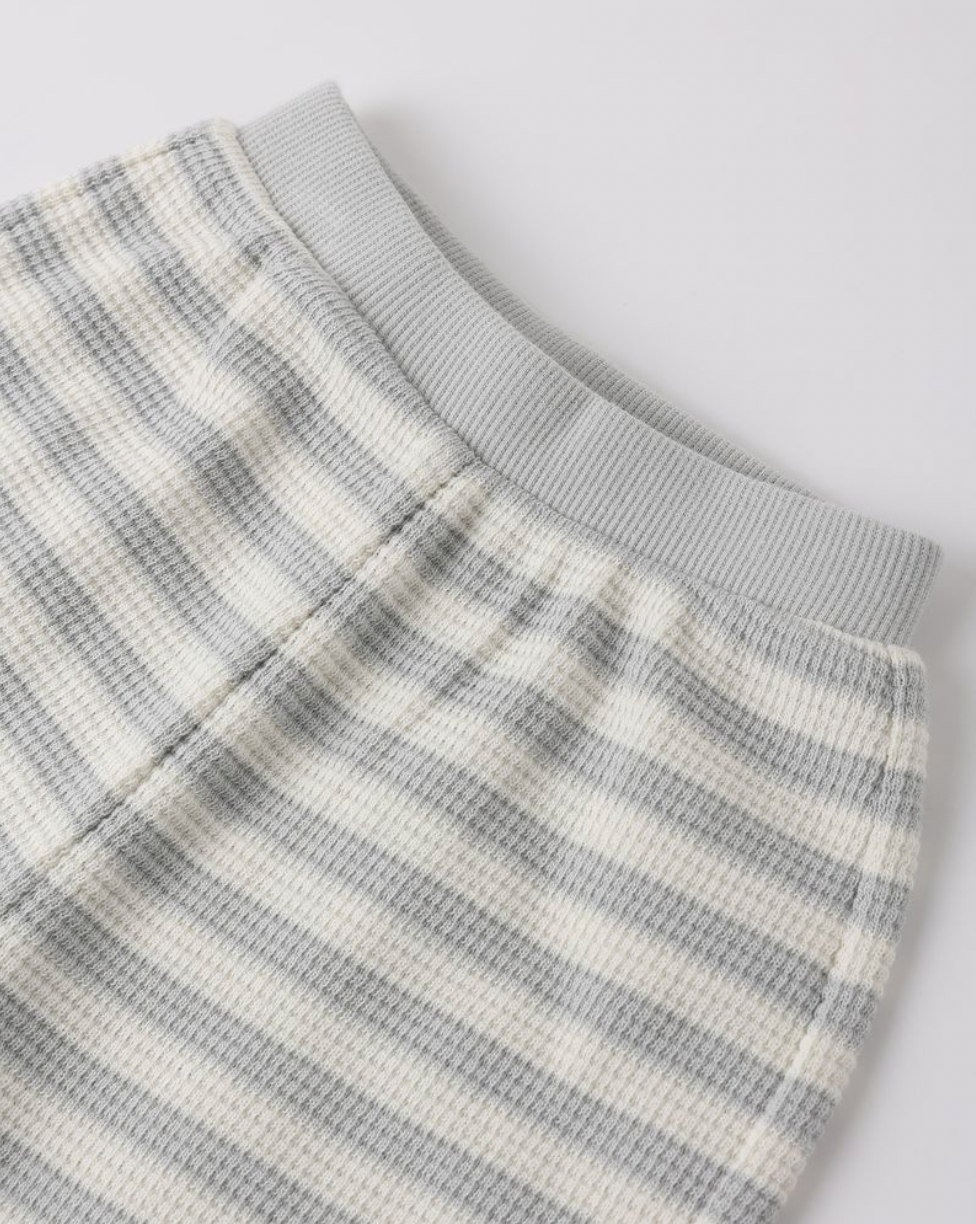 Waffle Sweater Set || Sky Stripe