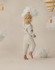 Waffle Sweater Set || Sky Stripe