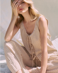 Plus Size Tony Sleeveless Top and Matching Pant Set