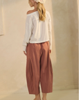 Ruby Textured Cropped Pants