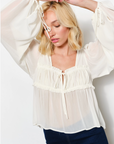 Gabrielle Ruched Blouse