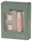 Thermos and cups, Mouse - Soft coral Maileg